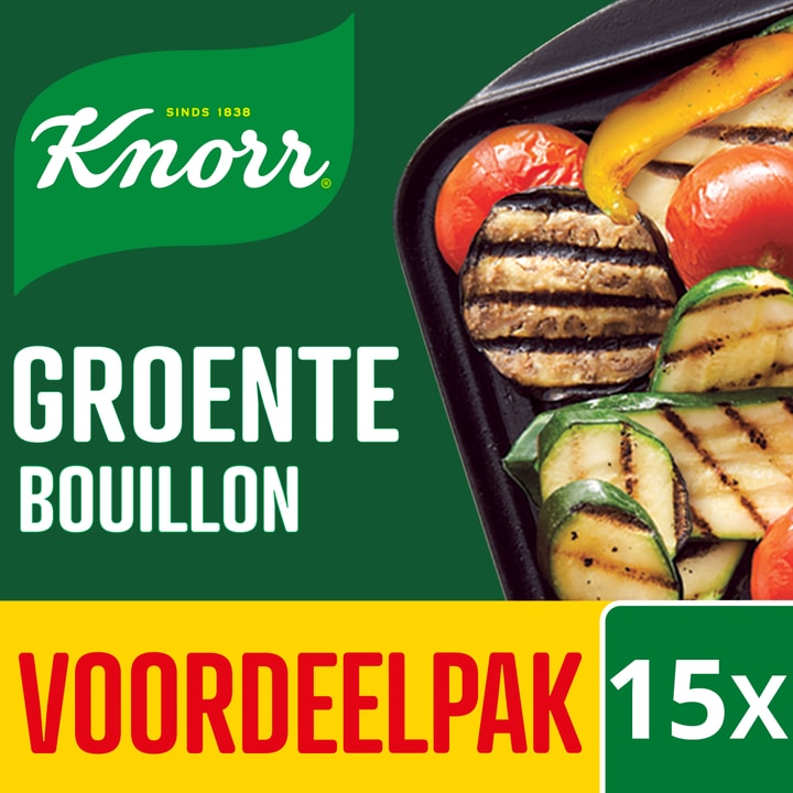 Knorr Bouillon Blokjes Groente 15 tabletten
