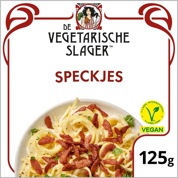De Vegetarische Slager Speckjes Vegan 125 g