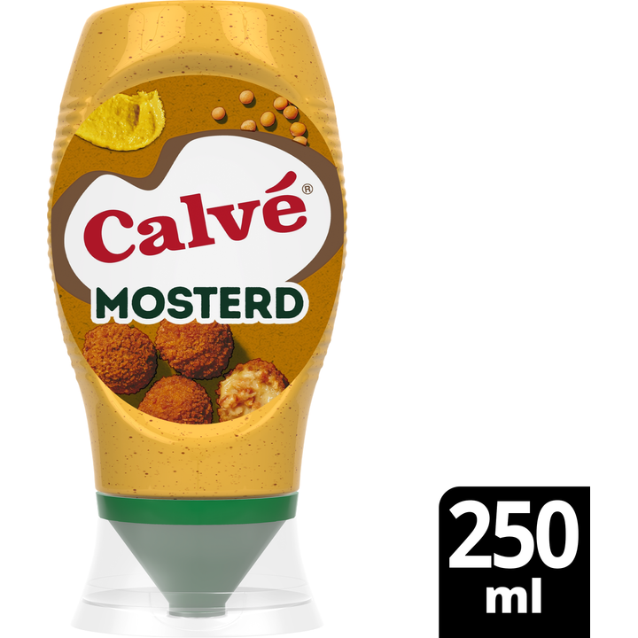Calvé Knijpfles Mosterd Saus 250 ml