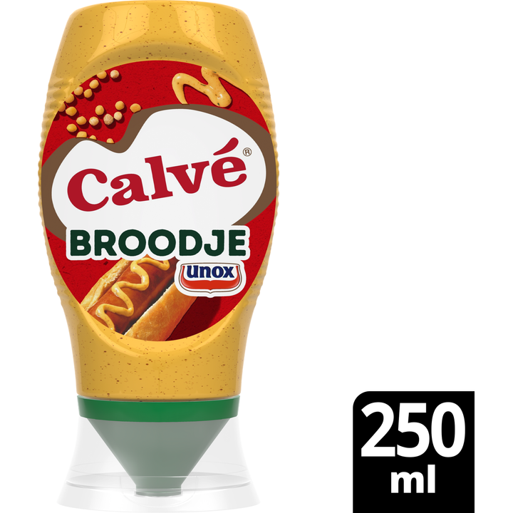 Calvé Knijpfles Broodje Unox Saus 250 ml