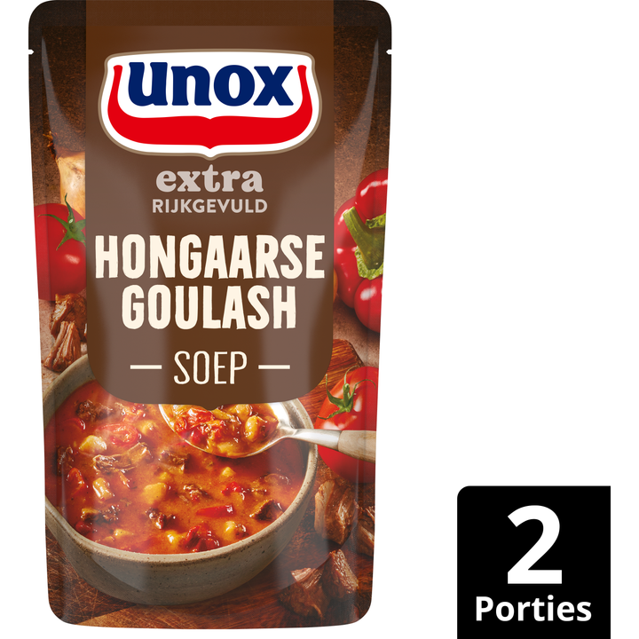 Unox Extra Rijkgevuld Soep In Zak Hongaarse Goulash 570 ml