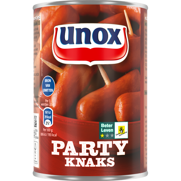 Unox Knakworst Party Knaks 3 x 400 g