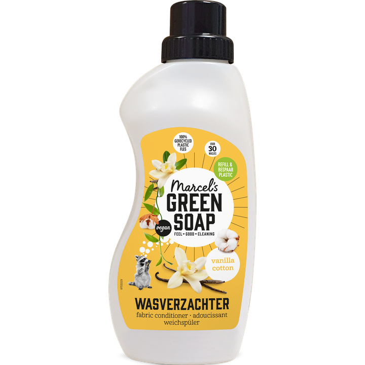 Marcel's Green Soap wasverzachter Vanille & Katoen - 750ml