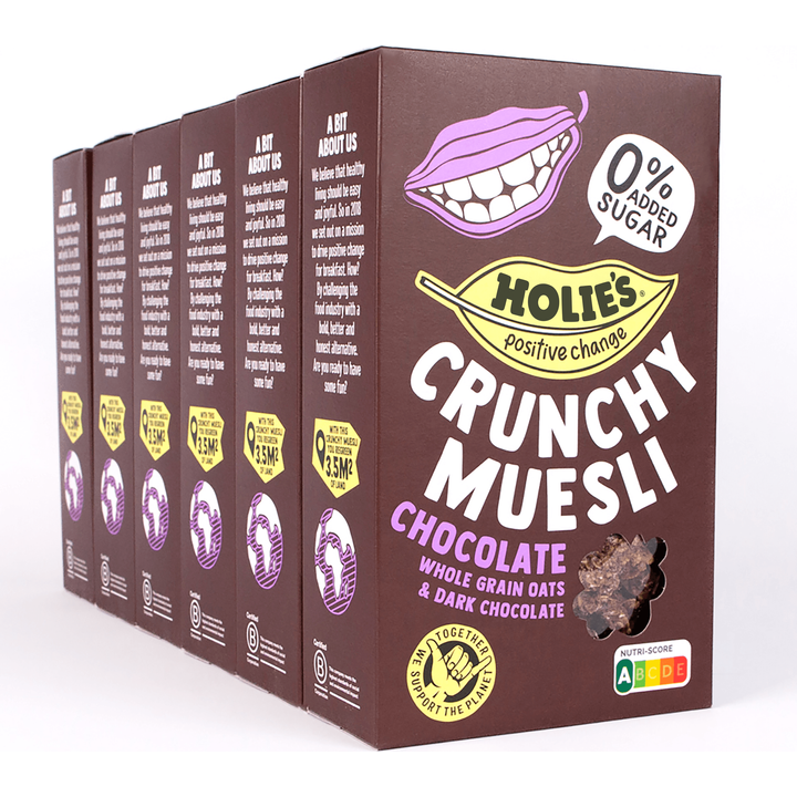 Holie's Crunchy Muesli Chocolate - 6 x 400g