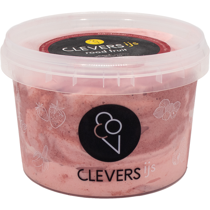 Clevers IJs Rood Fruit 500ML