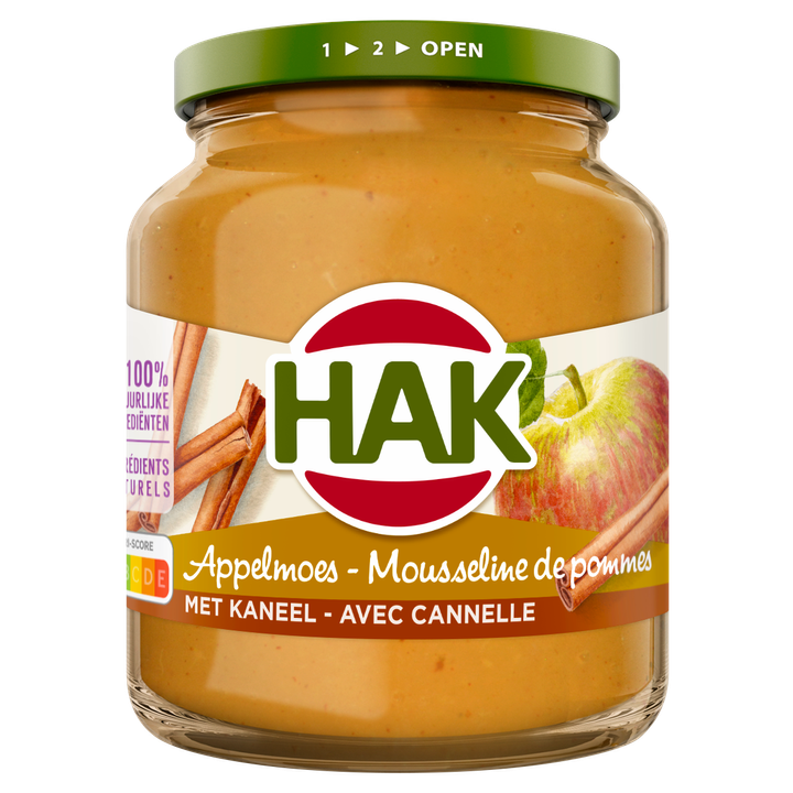 Hak Appelmoes met Kaneel 355 g