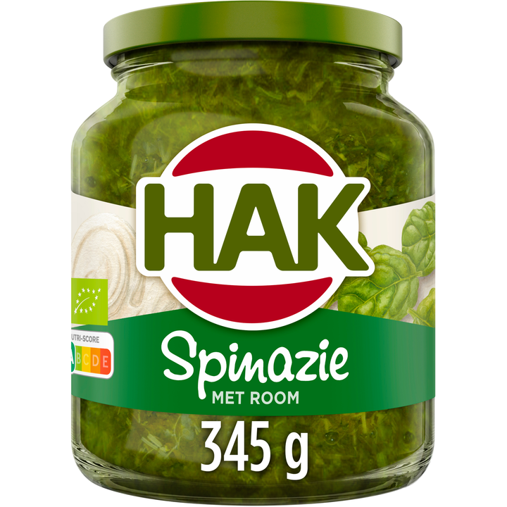 Hak Spinazie met Room Bio 345 g