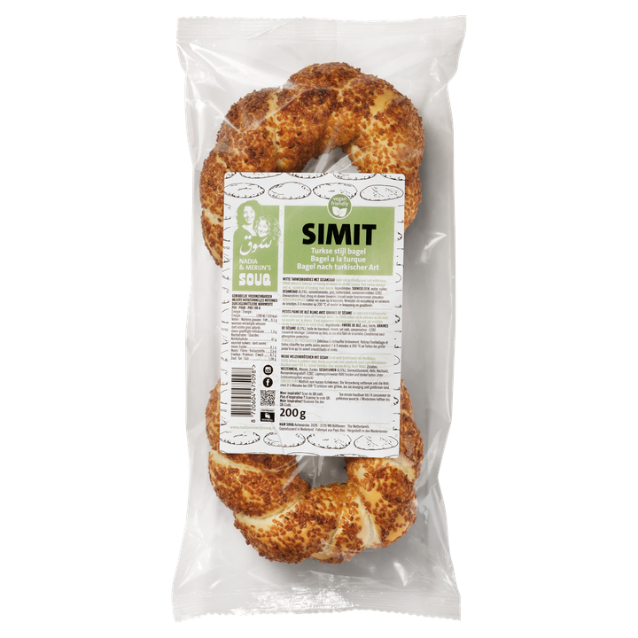 Nadia & Merijn's Souq Simit Bagels met Sesam 200g