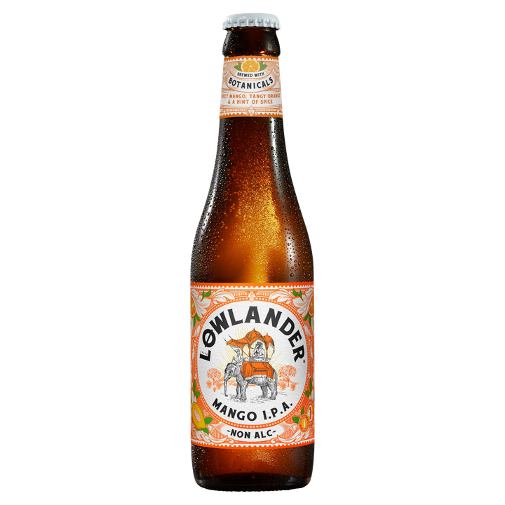 Lowlander Mango I.P.A. Non Alc Bier Fles 330 ml