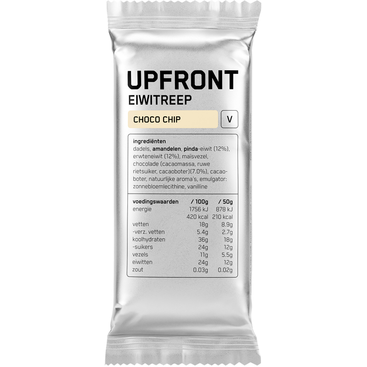 Upfront Eiwitreep Choco Chip 50g