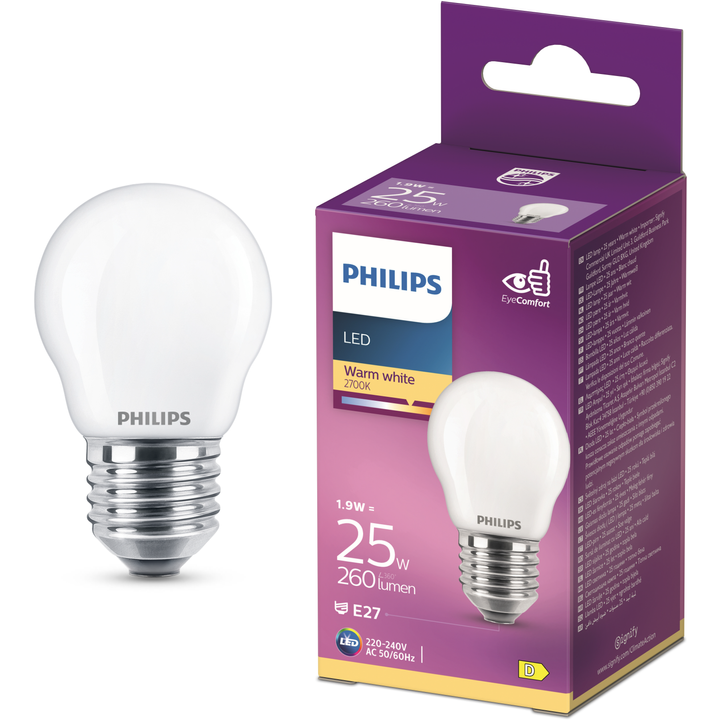 Philips Led Kogel 25W E27 box