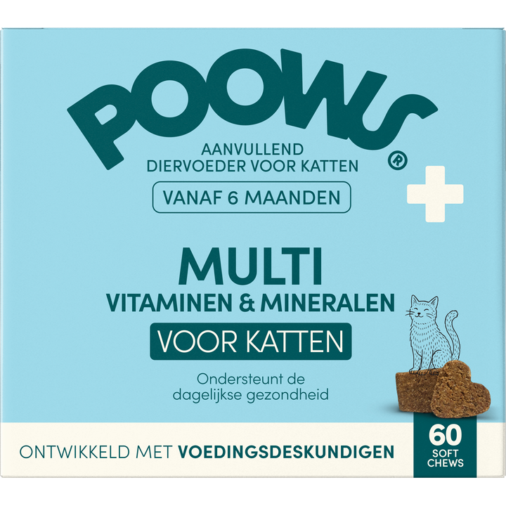 PoOws Multivitamine Kat 60g