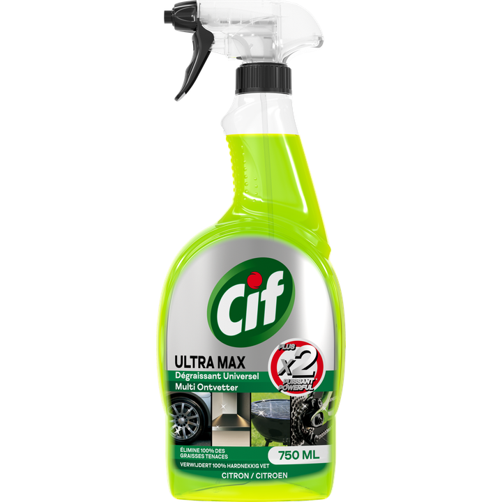 Cif Ultra Max Ontvetter Spray Groen 750ML