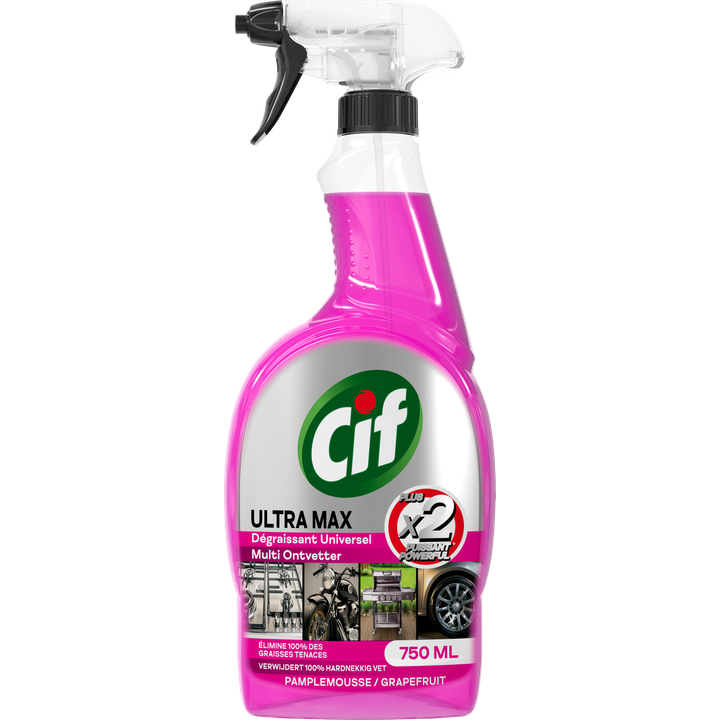 Cif Ultra Max Ontvetter Spray Roze 750ML