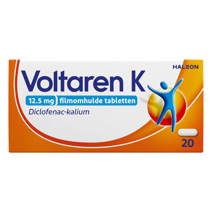 Voltaren K 12,5 mg tabletten bij spier- en gewrichtspijn, 20 stuks