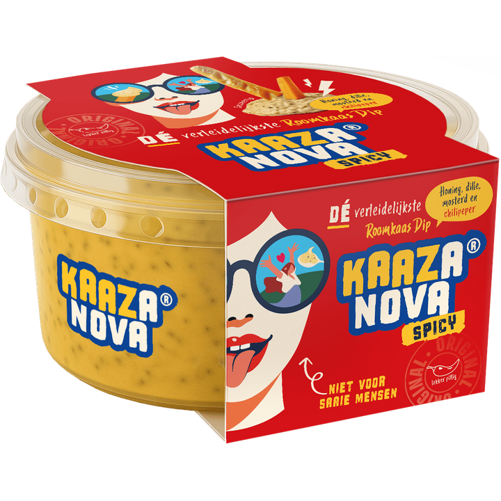 Kaazanova Roomkaas Dip Spicy 175 g