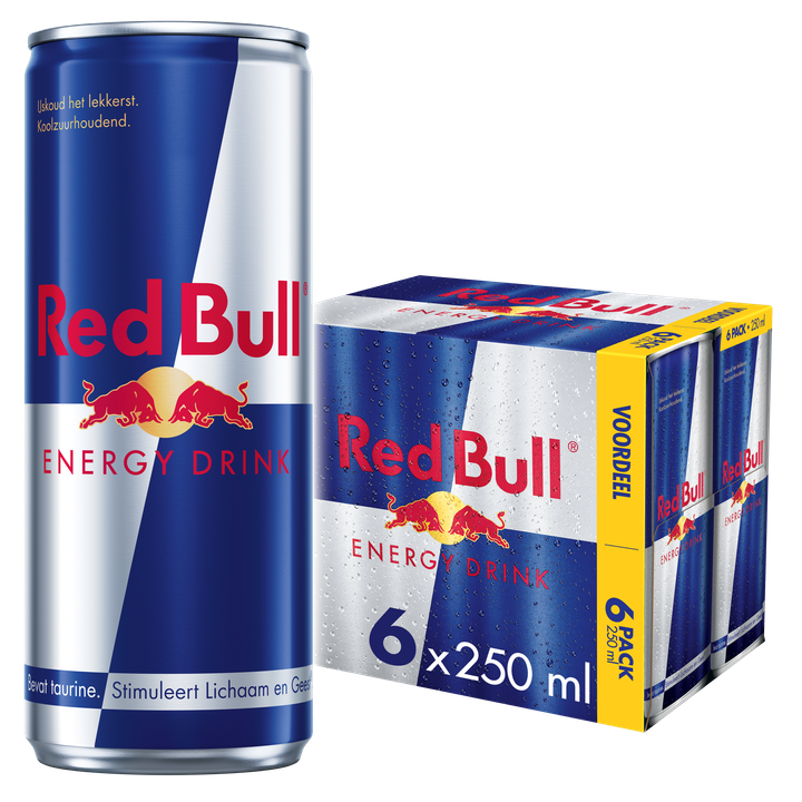 Red Bull Energy Drink voordeelverpakking - 6 x 250ml