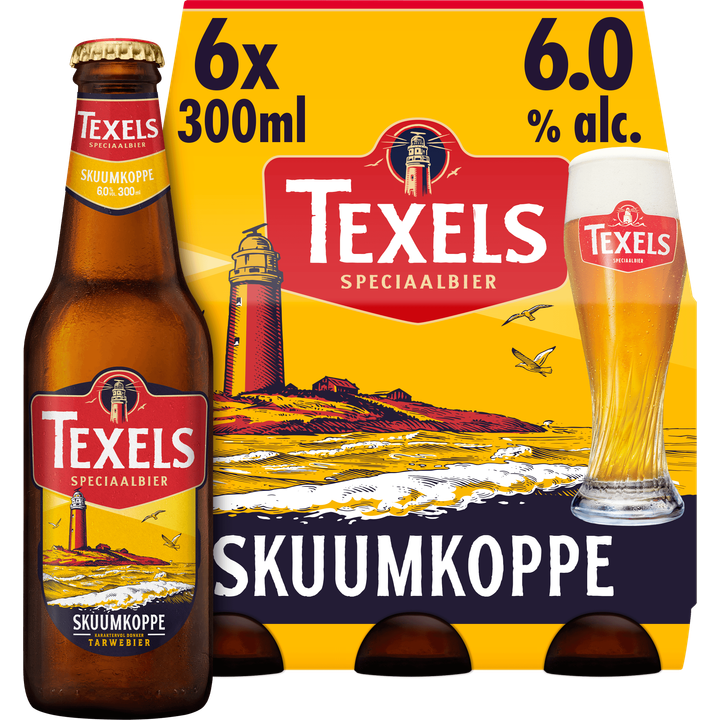 Texels Skuumkoppe Bier Fles 6 x 300 ml