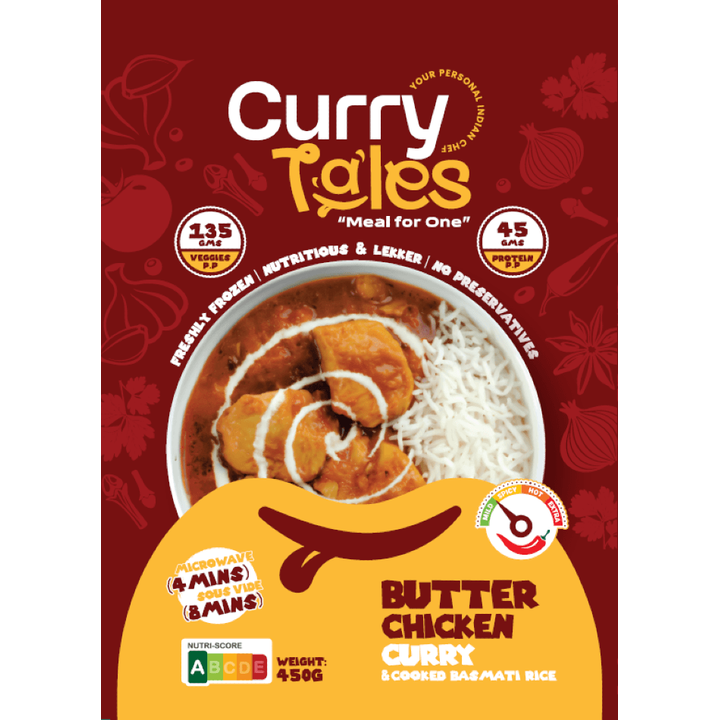 CurryTales Boterkip met Rijst Vriesvers 450g