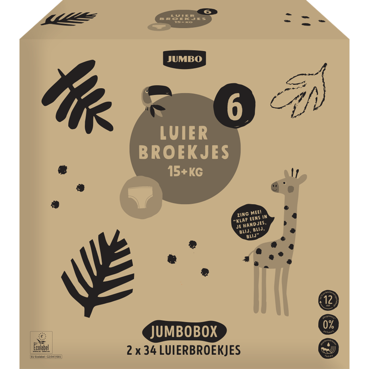 Luierbroekjes Maat 6 15+ kg Voordeelverpakking