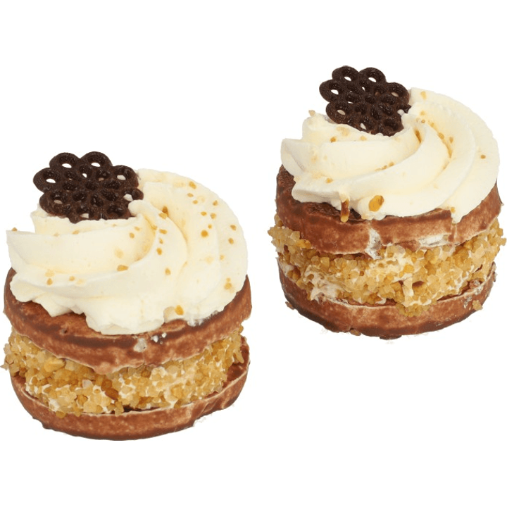 Nogatientje met Bavarois 2 Stuks
