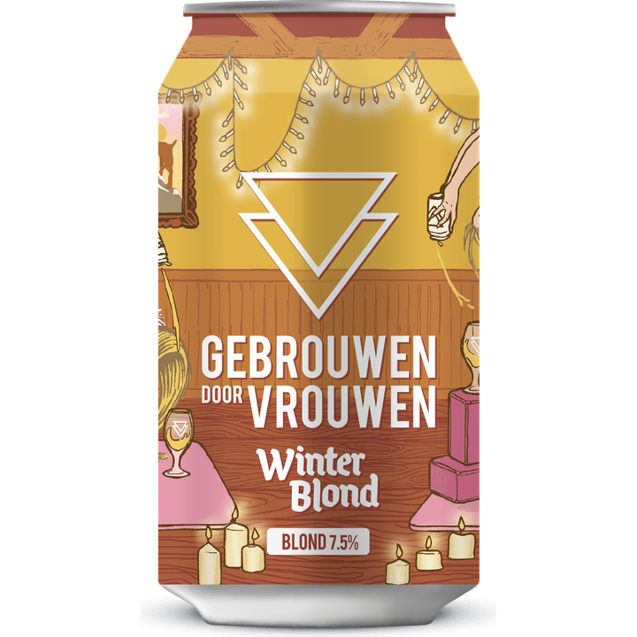 Gebrouwen Door Vrouwen Winter Blond 330ML