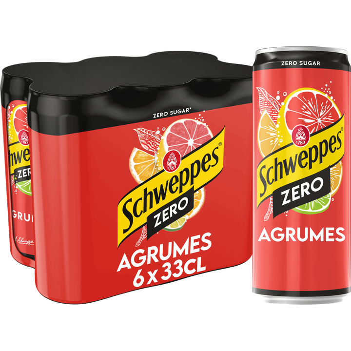 Schweppes Agrumes Zero 6 x 330ML