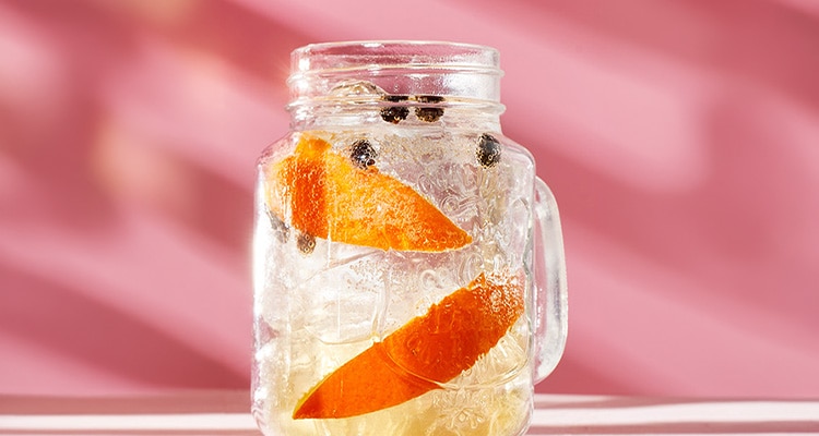 Grapefruit green tea