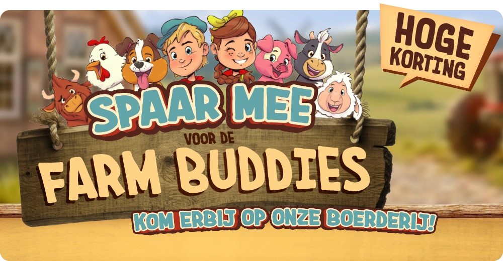 Spaar mee voor de Farm Buddies