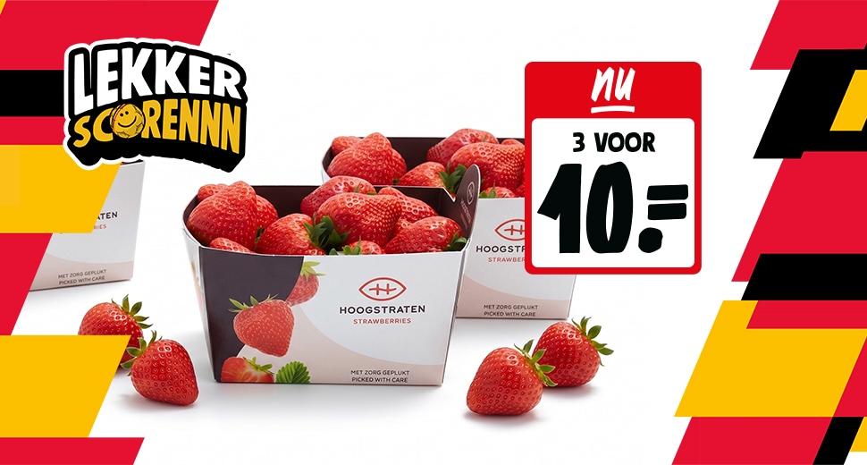 Aanbieding Hoogstraten aardbeien