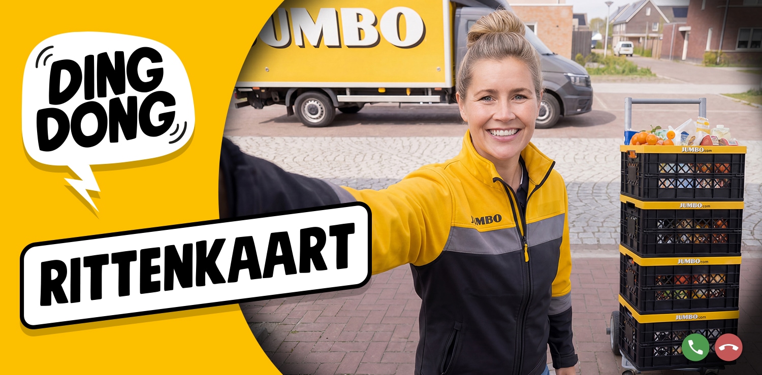 Bezorger die aanbeld