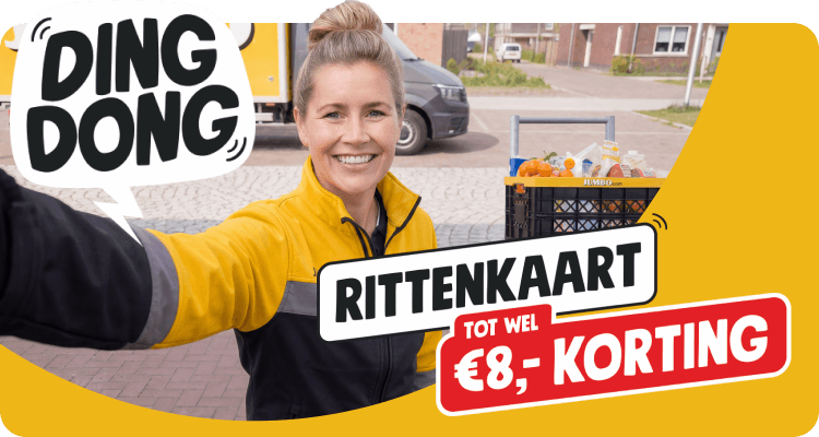Bezorger die aanbeld