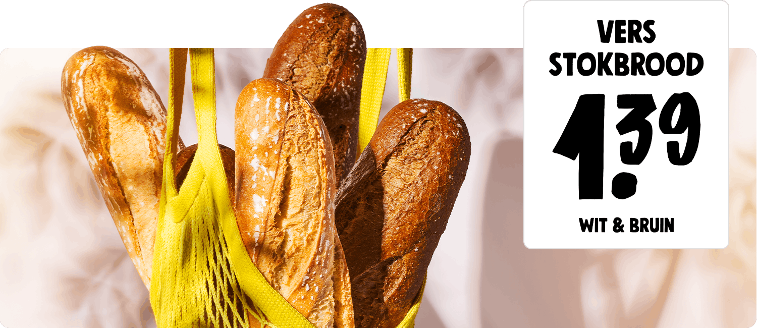 Knispervers stokbrood