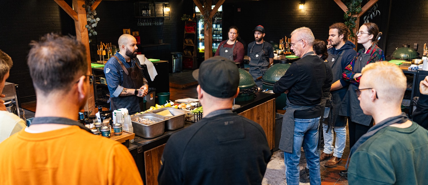 sfeerbeeld BBQ workshop