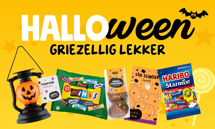 Lekker uitdeelsnoep en leuke accessoires voor een griezelig gezellige Halloween