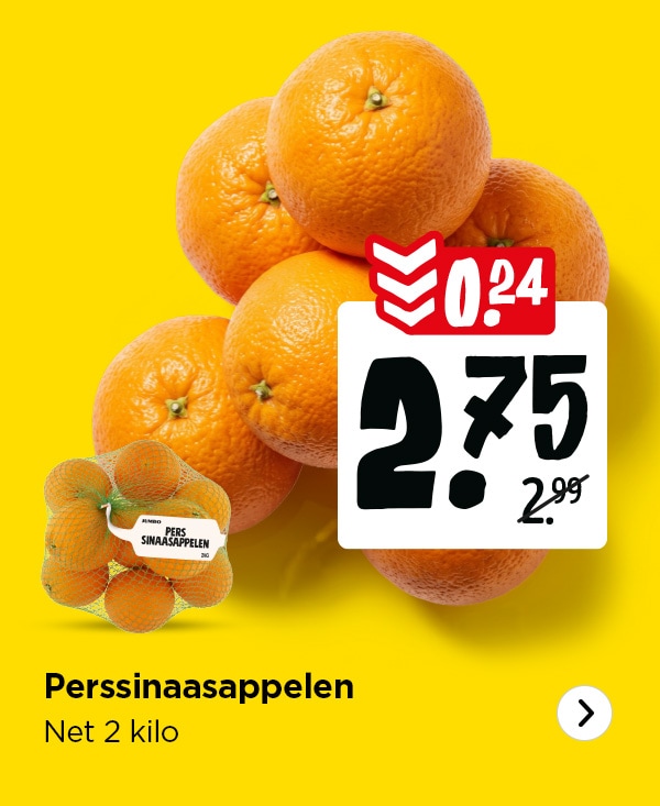 Persinaasappelen met 24 cent in prijs verlaagd