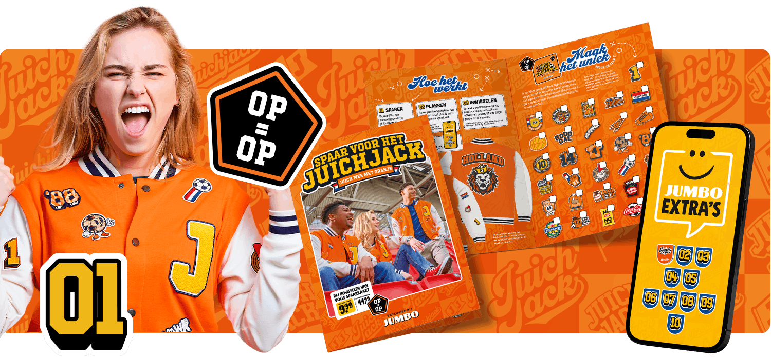 Afbeelding van de spaarkaart voor het Juichjack