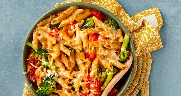 Pasta-ovenschotel met broccoli