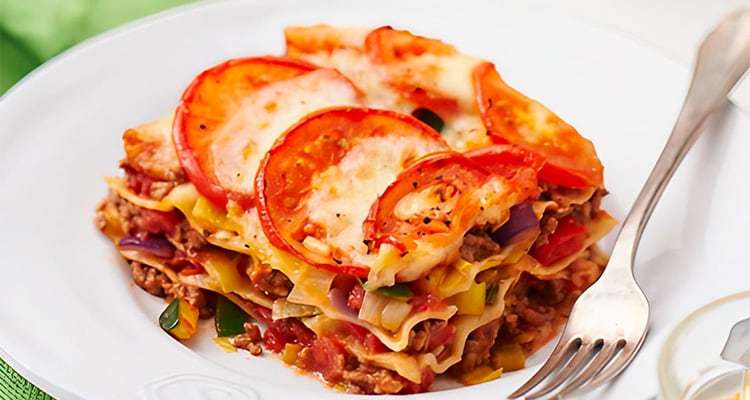 Lasagne met mozzarella